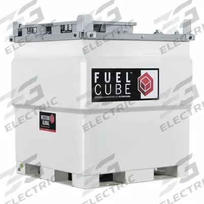 WESTERN GLOBAL Transfer Tank: Square, 45 in Overall Dp, 51 in Overall Ht - Portable Fuel Tanks with Pump