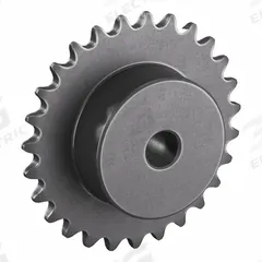 TSUBAKI Sprocket: One-Sided Hub, For Single Strands, 35, 27 Teeth, 3.23 in Pitch Dia, Steel (MPN 35B27). Key specifications — Brand: TSUBAKI.