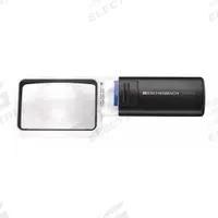 ESCHENBACH OPTIK GMBH Handheld LED Magnifier: 3.5X, 4 in Focal Distance, 10D Diopter (MPN 1511-3). Key specifications — attr1201460: Mfr.# 1511-001; attr1183285: 4 in; attr1183287: 10D; attr1183296: ESCHENBACH OPTIK GMBH; attr1183291: Handheld LED Magnifier.