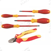 WIHA Insulated Tool Kit: Insulated, 5 Total Pcs, Drivers and Bits/Pliers (MPN 32983). Key specifications — attr541600: (1) Diagonal-Cutting Pliers; attr541603: None; attr541599: None; attr541604: None; attr541515: WIHA; attr548994: (2) Phillips Screwdrivers.