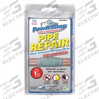 FERNCO Pipe Repair Kit: Resin Fiberglass, 2 in W x 48 in L Wrap Size, 1/8 in – 1 in Pipe Size (MPN FPW248CS). Key specifications — Wrap Size: 2 in W x 48 in L; Color: Gray; Material: Resin Fiberglass; Includes: Tape within Foil Bag; Repair Product Type: Repair Wrap Kit; Brand: FERNCO.