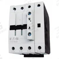 EATON IEC Magnetic Contactor: Non-Reversing, 4 Poles, 4NO Contacts, 40 A, 24V AC Coil (MPN XTCF063D00T). Key specifications — Brand: EATON; Integrated Surge Suppression: Yes.