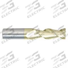 APPROVED VENDOR Corner Radius End Mill: Carbide, ZrN Coated, 2 Flute, 7/16" Mill Dia, 1-1/4" LOC (MPN 282-431250D)
