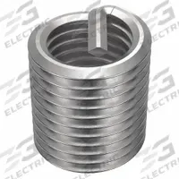 APPROVED VENDOR Helical Insert: Tanged Tang Style, Free-Running, M12-1.50 Thread Size, Plain, 5 PK (MPN 3521-12.00X1.5D). Key specifications — attr798694: 18-8; attr798710: Right Hand; attr798707: M12-1.50; attr798676: Metal; attr798705: Metric; attr798675: APPROVED VENDOR; attr798681: 0.488 in; attr798708: 200,000 psi.