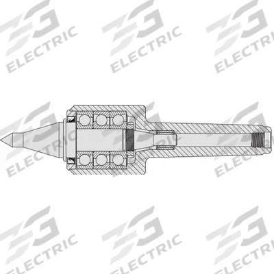 ROYAL PRODUCTS Live Center: CNC, MT5, 1.25 in Point Dia - High-Precision CNC-Point Live Centers