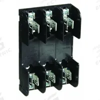 MERSEN Fuse Block: Open Block Design, 3 Pole, 600 V AC, Screw, Non-Indicating (MPN 60318). Key specifications — attr233046: MERSEN.