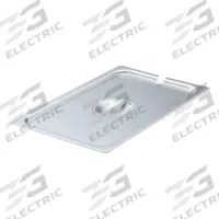 VOLLRATH Steam Table Pan Cover: Third Size, Rectangular, 22 ga Gauge, NSF Certified, 1 in Overall Dp (MPN 75230). Key specifications — Brand: VOLLRATH; Dishwasher Safe: No; NSF Certified: Yes; Product Type: Steam Table Pan Cover; Manufacturer Part Number: 75230.