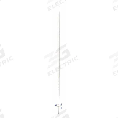 APPROVED VENDOR Straight Bore Buret: 50 mL, A, 820 mm, ±0.05 mL, 0.1 mL Inc, Glass - Class A Glass Burets