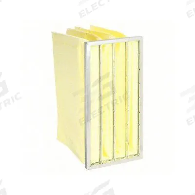 GRAINGER Pocket Air Filter: 24 in x 12 in x 15 in, MERV 15, Yellow, Synthetic - MERV 15 Pocket Air Filters