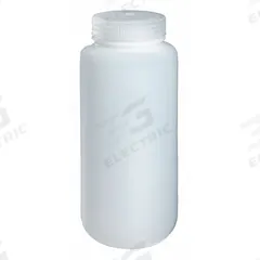 NALGENE Sampling Bottle: HDPE, 960 mL, 32 fl oz, Closure Included, Natural, 63-415, Polypropylene (MPN PLA-03177). Key specifications — Brand: NALGENE; Graduated: No; Body Color: Natural.