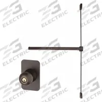 VON DUPRIN Exit Device: 3 ft Max Door Wd, Bronze (MPN 22K-3-313). Key specifications — Product Type: Exit Device; Brand: VON DUPRIN; Exit Device Type: Rim; Outside Trim Type: Knob; Exit Bar Style: Touchbar; ADA Compliant: Yes.
