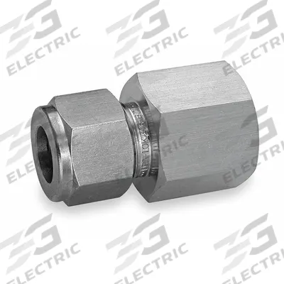HAM-LET Compression Fitting Adapter: 18 mm OD x 3/4 in Pipe Fitting Size - Double-Ferrule Stainless Steel Fittings