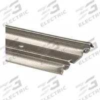 PRIME-LINE Track: 6 ft Lg, 2 9/16 in Wd, 1/4 in Ht, 5 lb Max Wt, Bottom (MPN N 6877). Key specifications — Product Type: Track; Brand: PRIME-LINE; Track Type: Bottom.