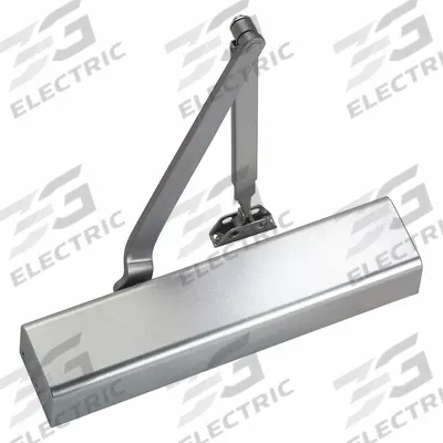 ABILITY ONE Door Closer: Parallel/Std Mounting Type, Grade 1 - Heavy Duty, Aluminum - Adjustable-Mount Door Closers