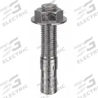 MKT FASTENING Wedge Anchor: 4 1/4 in Overall Lg, 3/4 in Dia, 3/4"-10 Thread Size, Plain, Plain, 5 PK (MPN 2734414). Key specifications — attr673140: MKT FASTENING; attr933664: Plain.