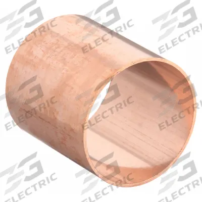 NIBCO Sweat Fitting Coupling: 3 in CTS x 3 in CTS, Cup x FTG, Dimple Center Stop - Wrot Copper Tube Fittings