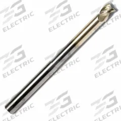 APPROVED VENDOR Square End Mill: Carbide, NF1 Coated, 3 Flute, 3/8" Mill Dia, 1/2" LOC, 2-1/2" OAL (MPN 315476)