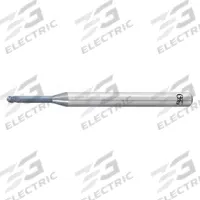 OSG Ball End Mill: Carbide, WXS Coated, 3 Flute, 2 mm Mill Dia, 1.5 mm LOC, 50 mm OAL (MPN 3195206)