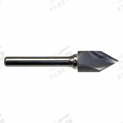 CLEVELAND Countersink: 60°, 1 Flute, 1/2 in Body Dia - Fast-Cutting Single-Flute Countersinks