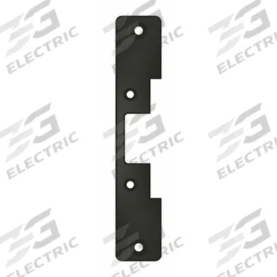 HES Electric Strike Faceplate: 1 1/4 in Wd, 6 7/8 in Ht - Electric Strike Faceplates