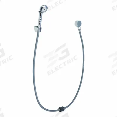 CHICAGO FAUCETS Handheld Showerhead: Stainless Steel, Chrome, 1.5 gpm Flow Rate - Handheld Showerheads with Hose & Mounting Bracket
