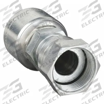WEATHERHEAD Hydraulic Crimp Fitting: Steel x Steel, Straight, -12 For Hose Dash Size - Weatherhead Crimp Hydraulic Hose Fittings with ORS Connection