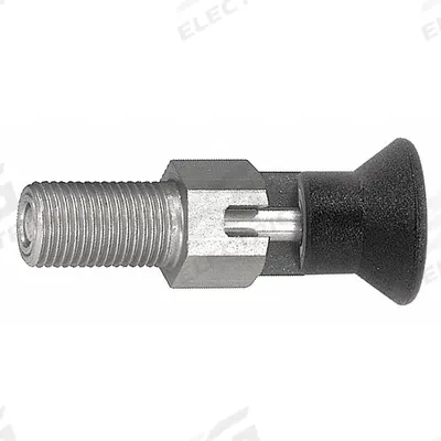 KIPP Indexing Plunger: Locking, SS, M6x0.75 Thread - Locking Pull-Knob Indexing Plungers