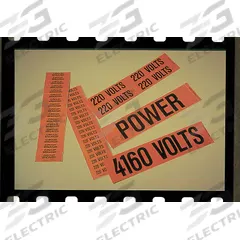 STRANCO INC Conduit and Voltage Marker: 9 in Label Wd, 2 1/4 in Label Ht, 1 5/8 in Character Ht (MPN CVA-1057-PK). Key specifications — Brand: STRANCO INC.
