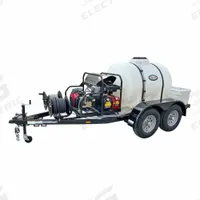 SIMPSON Gas-Powered Pressure Washer: Trailer Pressure Washer, Hot, Cart, Heavy Duty, Diesel, Belt (MPN TRS3-3555231E). Key specifications — attr1042471: TRS3-3555231E; attr1042472: Diesel; attr1042478: Honda; attr1045121: SIMPSON.