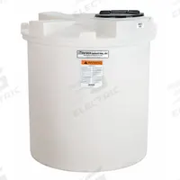 SNYDER INDUSTRIES Storage Tank: Single Wall, Vertical, 275 gal, Closed Top, 3/16 in Wall Thick, HDPE (MPN 5740100N97206). Key specifications — Construction Material: HDPE; Brand: SNYDER INDUSTRIES.
