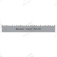 STARRETT Band Saw Blade: Bi-Metal, Intenss(TM) PRO-DIE, 4 ft 1-5/8 in, Hook Cutting Edge, 14/18 (MPN 99188-04-01-5/8). Key specifications — attr1211722: 4 ft 1-5/8 in; attr1099499: 14/18.