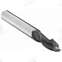OSG Ball End Mill: Carbide, TiAlN Coated, 2 Flute, 13/32" Mill Dia, 1" LOC, 2-3/4" OAL (MPN HP421-4062-BN)