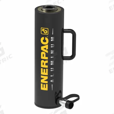 ENERPAC Hollow Cylinder: 39.6 ton Nominal Capacity, 3 15/16 in Nominal Stroke Lg - Lightweight Hollow Rams