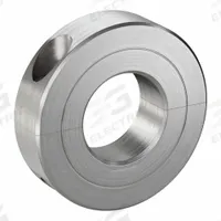 CLIMAX METAL PRODUCTS Shaft Collar: 2-Piece, Inch, Round, Clamp-On, 7/8 in Bore Dia, Stainless Steel (MPN H2C-087-S). Key specifications — attr671628: CLIMAX METAL PRODUCTS.