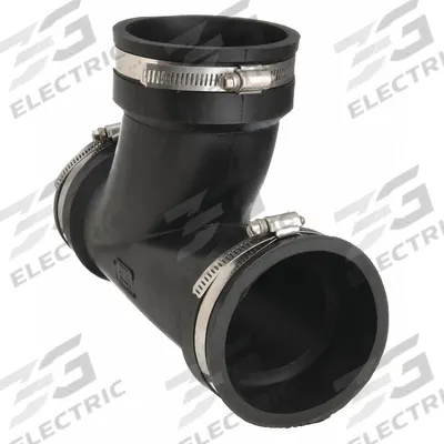 FERNCO Flexible Tee: PVC, For 3 in Pipe, Iron/PVC/Steel, 10 23/64 in Overall Lg - Flexible Transition Pipe Fittings