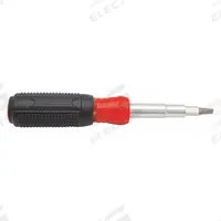 PROTO Multi-Bit Screwdriver: Phillips/Slotted/Square/Torx Tip, #1/#10/1/4 in/#15/#2 Tip Size, 8 Tips (MPN J93111). Key specifications — attr1205339: Torx: T10 + T20; attr1205303: PROTO.
