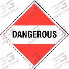 STRANCO INC DOT Container Placard: Dangerous, 10 3/4 in x 10 3/4 in, 10 3/4 in Label Ht, 10 PK (MPN DOTP-0036-V10). Key specifications — Brand: STRANCO INC; Message: Dangerous.