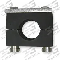 BEHRINGER PIPE SYSTEMS Vibration-Dampening Beta Clamp: Ribbed Bore, Steel Clamp, For 1 Lines (MPN R8H62125-PP)
