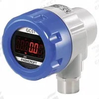 Indicating Transmitter: -14.7 psi to 15 psi, 4 to 20 mA, Screw Terminals, 1/4 in Female NPT, IP66 /4 (MPN GC517F0242CD15#&vacG). Key specifications — Burst Pressure: 5x Range; Display Type: Digital; Display Screen Type: LCD; Brand: ASHCROFT; Accuracy: ±0.25% of Full Scale; Power Required: 12 to 32 V DC.