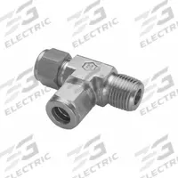 HAM-LET Compression Tee Fitting: 6 mm OD x 1/4 in Pipe x 6 mm OD Fitting Size, Stainless Steel (MPN 771L SS 6 MMX 1/4). Key specifications — Compatible Fitting Brands: Swagelok; Brand: HAM-LET.