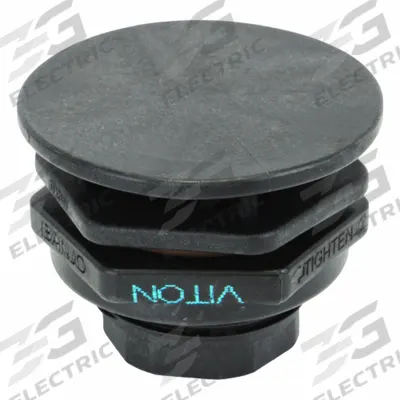 BANJO Bulkhead Tank Flange: Polypropylene Body, 1 1/4 in Female NPT Threaded Inside - Swirl-Prevention Caps