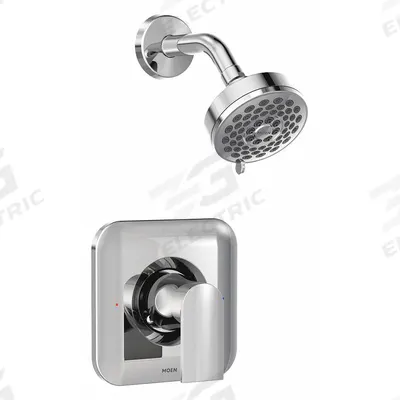GENTA Shower Faucet: Genta Posi-Temp T2472, 1.75 gpm Fixed Showerhead Flow Rate - Shower Faucets with Fixed Showerheads