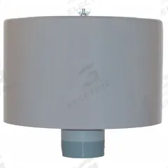 SOLBERG Filter Silencer: 4 in (M)NPT Inlet Size, 520 cfm, 14 in Overall Ht, 16 in Outside Dia (MPN F-275P-400). Key specifications — attr60071: F-275P-400; attr60074: SOLBERG.