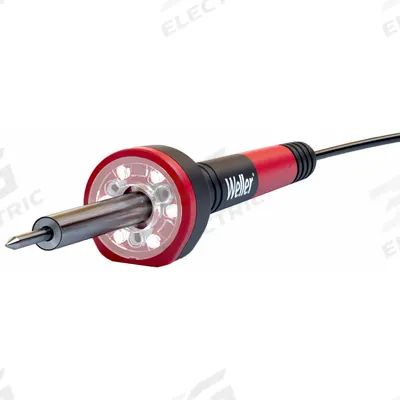 WELLER Corded Soldering Irons: 30 W, 750°F to 752°F, Conical Tip, 0.313 in Tip Wd - Electric Soldering Irons with LED Lights