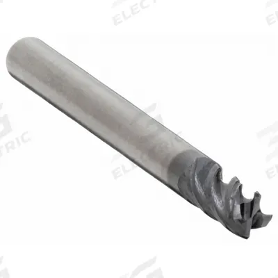 WIDIA HANITA Corner Chamfer End Mill: Carbide, AlTiN Coated, 4 Flute, 5/16" Mill Dia - Fast-Cutting Carbide Corner-Chamfer End Mills for Steel & Cast Iron
