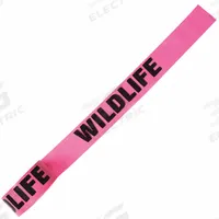 APPROVED VENDOR Flagging Tape: 150 ft Lg, 1 1/2 in Wd, Wildlife Legend, Vinyl, Pink Color (MPN CUPGBK122-200). Key specifications — Tape Message: Wildlife; Message Color: Black; Brand: APPROVED VENDOR.