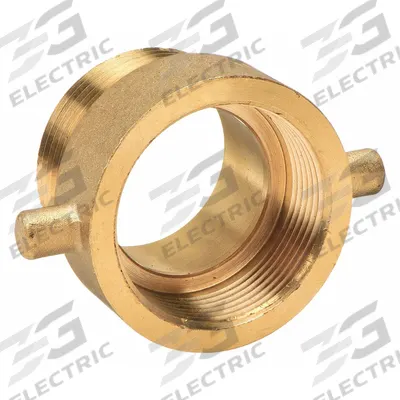 DIXON VALVE & COUPLING Fire Hose Adapter: 1 1/2 in_6 1/2 in Compatible Pipe Size, NPT x NH - Brass Rigid Fire Hydrant & Standpipe Adapters