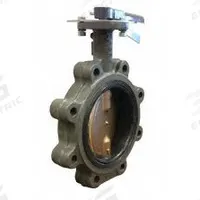 MILWAUKEE VALVE Butterfly Valve: 5 in Pipe Size, Concentric, 200 psi Max. Pressure (CWP), Lug, EPDM (MPN CL223E 5). Key specifications — Brand: MILWAUKEE VALVE; Handle Type: Lever; Disc Material: Aluminum Bronze Alloy.
