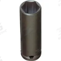 PROTO Impact Socket: 1/2 in Drive Size, SAE, 1 1/4 in Socket Size, 6-Point, Deep, Black Oxide (MPN J7340HT). Key specifications — attr1215501: PROTO; attr1215515: Black Oxide; attr1215518: 1-1/4 in.