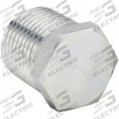 PARKER Plug: Plug, Steel, 1/4 in, BSPT Threaded - Hydraulic Threaded Extreme-Pressure Pipe Fittings